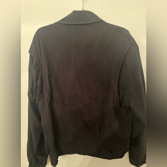 LONDON FOG MEN’S MICROFIBER GOLF JACKET. BLACK. SIZE. XL - Picture 4 of 7